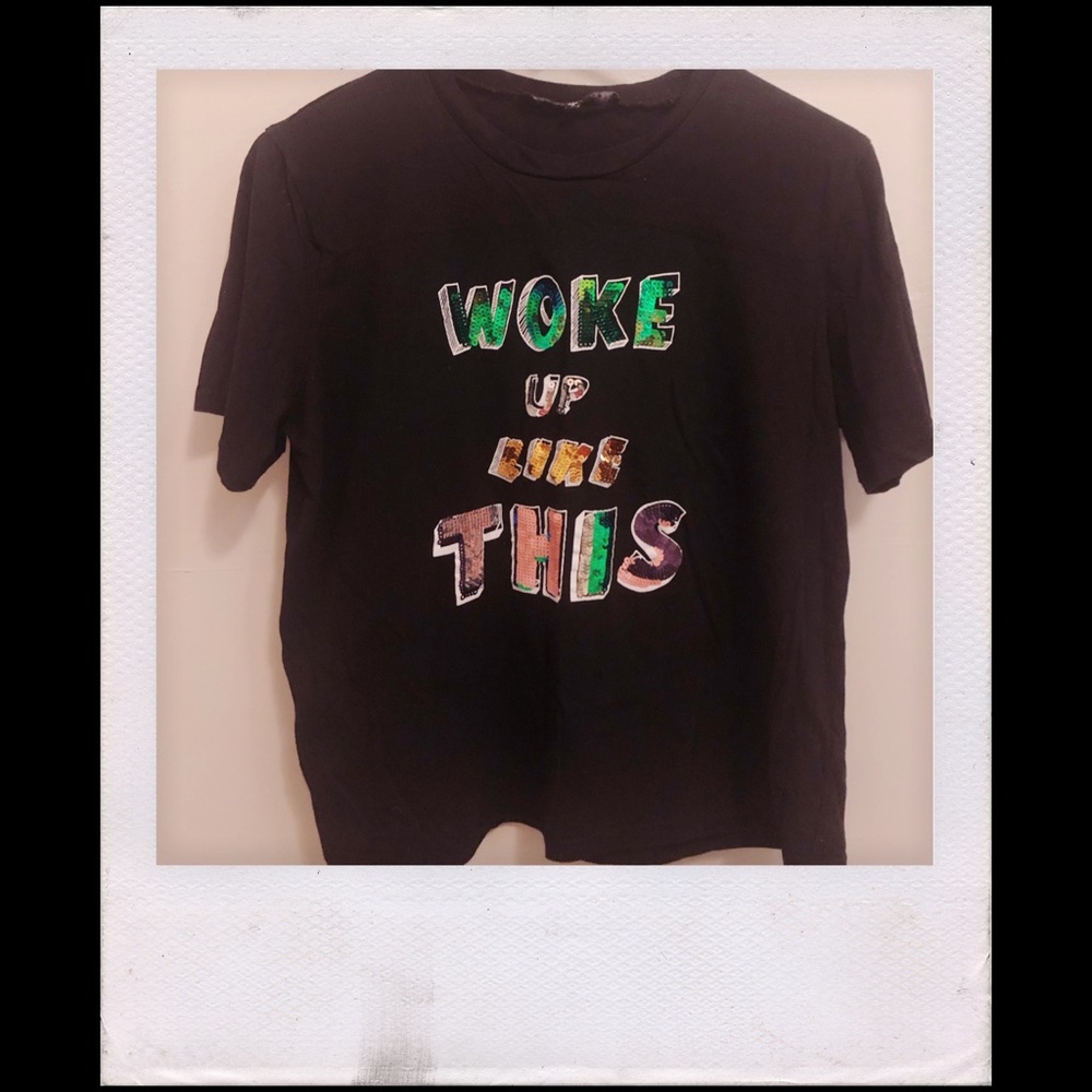 Sequin Graphic Tee